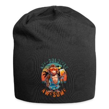 Ape-solutely Awesome - Absolutely Great - Jersey Beanie - black - Front