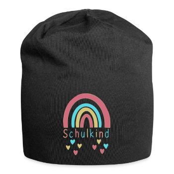 Schulkind - Jersey-Beanie - Schwarz - Vorne