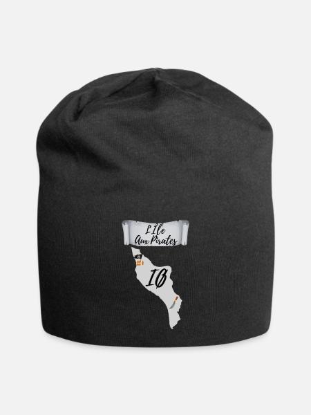 The island of pirates, Oléron - Jersey Beanie - black