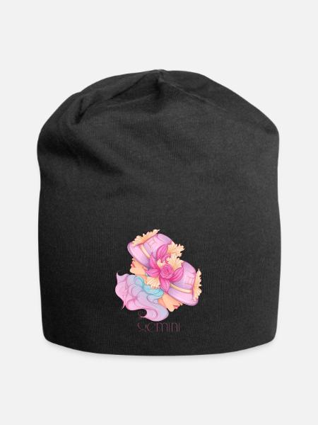 Gemini - Jersey Beanie - black