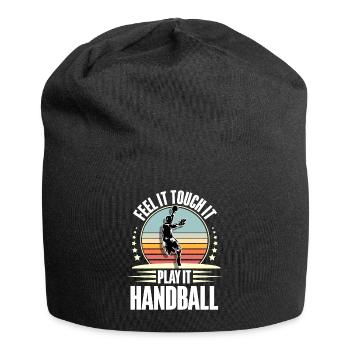 Handball Handballer - Jersey-Beanie - Schwarz - Vorne
