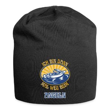 Ich bin dann mal weg - Jersey-Beanie - Schwarz - Vorne
