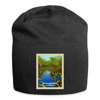 Everglades-Nationalpark - Jersey-Beanie - Schwarz - Vorne