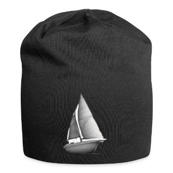 Sailing Ship Sailing Sailing Sailing Sailing Boat - Jersey Beanie - black - Front