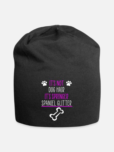 Springer Spaniel Hund Zitat - Jersey-Beanie - Schwarz