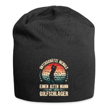 Golf Golfer - Jersey-Beanie - Schwarz - Vorne