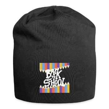 Back to school - Jersey-Beanie - Schwarz - Vorne