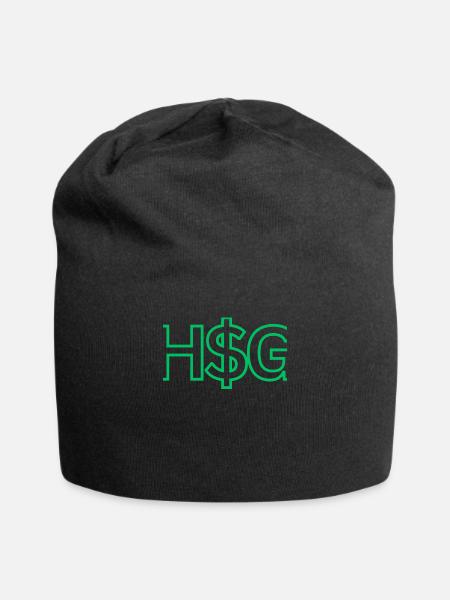 HSG2 - H$G - Jersey-Beanie - Schwarz