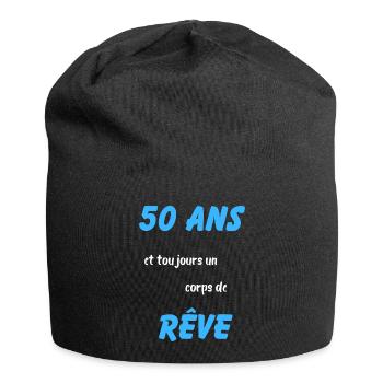 45 ans et toujours un corps de rêve 3 - Bonnet en jersey - noir - Devant