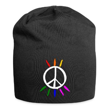Peace - Bonnet en jersey - noir - Devant