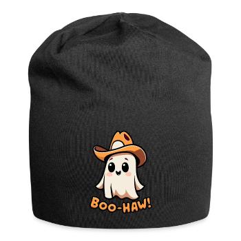 Halloween Ghost Cowboy - Jersey Beanie - black - Front