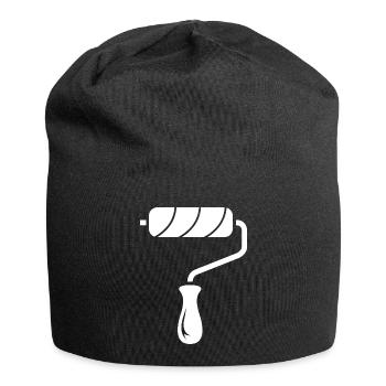 Outils Icône Peintre Peintre Rouleau Peintre Peintre - Bonnet en jersey - noir - Devant