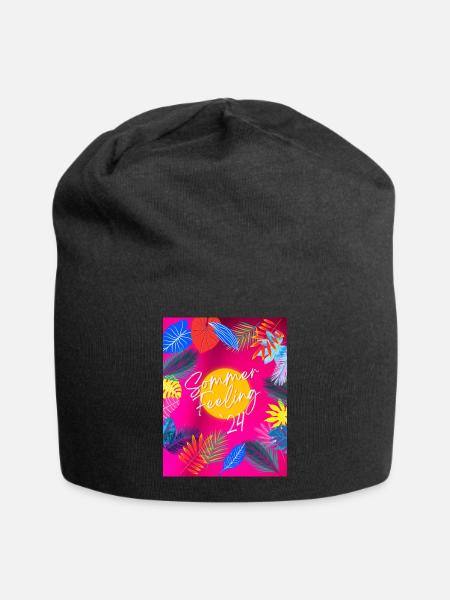 Sommer feeling 24 - Jersey-Beanie - Schwarz