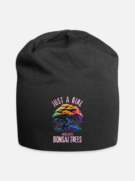 Bonsaï coloré - Bonnet en jersey - noir