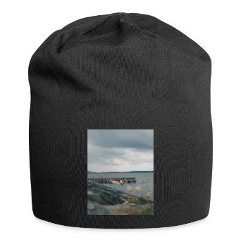Ozean - Jersey-Beanie - Schwarz - Vorne