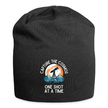 Astrophotography Astronomy Telescope - Jersey Beanie - black - Front