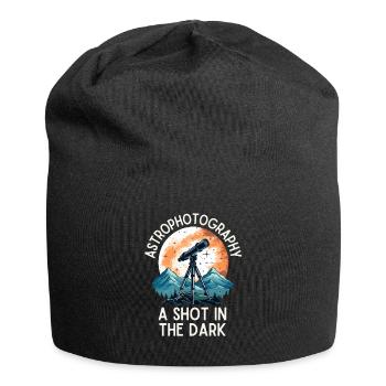 Astrophotography Astronomy Telescope - Jersey Beanie - black - Front