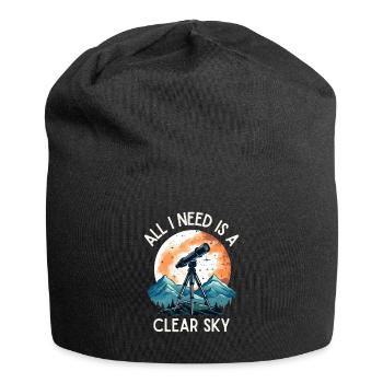 Astrophotography Astronomy Telescope - Jersey Beanie - black - Front