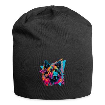 Tervueren style années 80 - Bonnet en jersey - noir - Devant