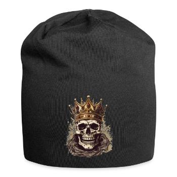 Halloween Skeleton King Sweet Sour Disguise - Jersey Beanie - black - Front