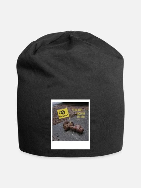 Ist das Kunst - Jersey-Beanie - Schwarz