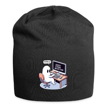 TYPAGE FANTÔME DÉTECTÉ ! -Oups! - Bonnet en jersey - noir - Devant
