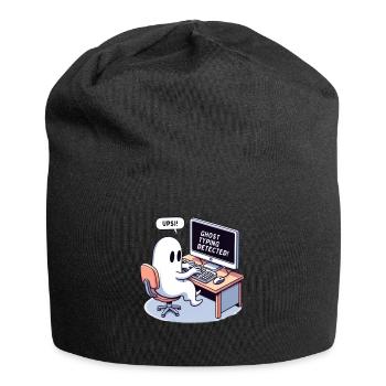 TYPAGE FANTÔME DÉTECTÉ ! -Oups! - Bonnet en jersey - noir - Devant