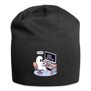 TYPAGE FANTÔME DÉTECTÉ ! - Oh oh oh ! - Bonnet en jersey - noir - Devant