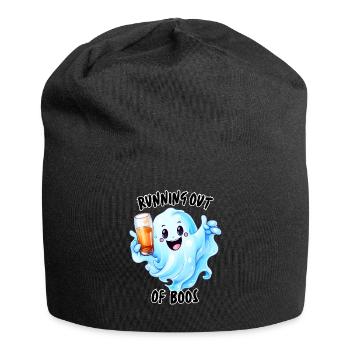 À court de huées à Halloween - Bonnet en jersey - noir - Devant