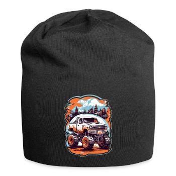 Monstertruck - Jersey-Beanie - Schwarz - Vorne