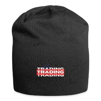 Trading de contrats à terme sur bourse - Bonnet en jersey - noir - Devant