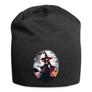 Halloween - Jersey-Beanie - Schwarz - Vorne