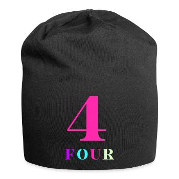Four-4e anniversaire - Bonnet en jersey - noir - Devant