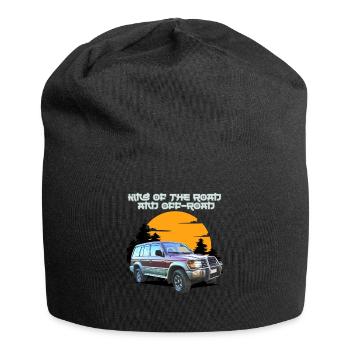 Road and Off-Road Sunset SUV - Jersey Beanie - black - Front
