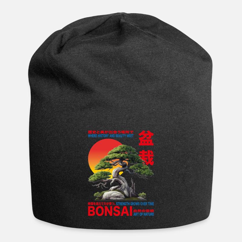 Bonsai Zen Teez - Jersey Beanie - black