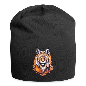 Luchs - Jersey-Beanie - Schwarz - Vorne