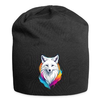 Arctic fox - Jersey Beanie - black - Front