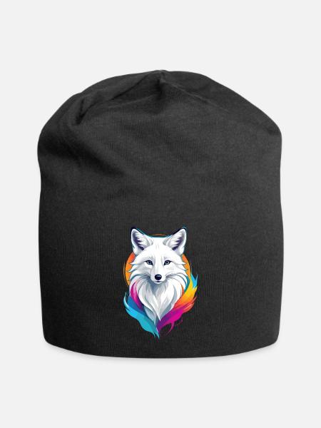 Polarfuchs - Jersey-Beanie - Schwarz