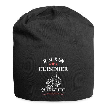 Cook Who Tears - Jersey Beanie - black - Front