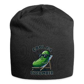 Cool As Acucumber - Jersey-Beanie - Schwarz - Vorne