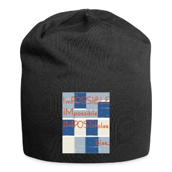 Impossible? Non.. Blee. Possible. - Bonnet en jersey - noir - Devant