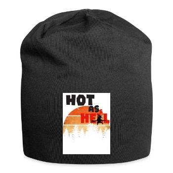 Chaud comme l’enfer. Chaud comme l’enfer. - Bonnet en jersey - noir - Devant