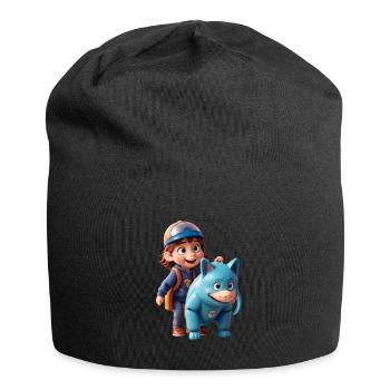 2 Extraordinary Adventure Friends - Jersey Beanie - black - Front
