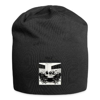 Manatees investing in large firms - Jersey Beanie - black - Front