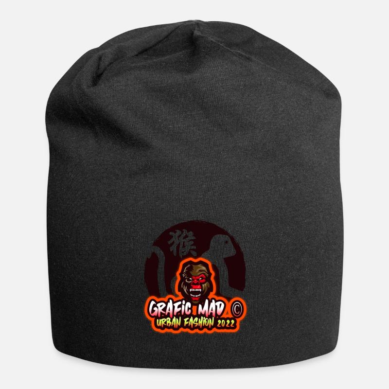 MAD GORILLA - Bonnet en jersey - noir