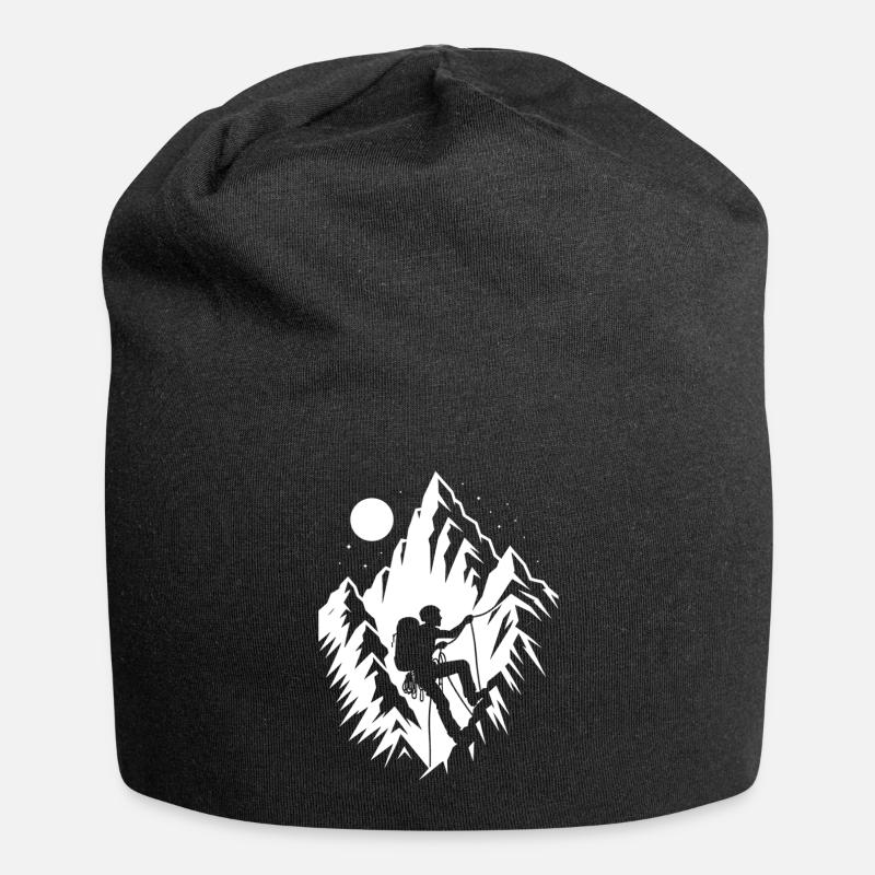 climber - Jersey Beanie - black