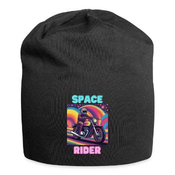 Space Rider - Jersey-Beanie - Schwarz - Vorne