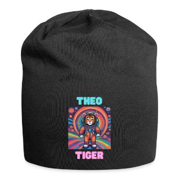 Theo Tiger - Jersey-Beanie - Schwarz - Vorne