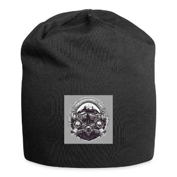 Noir Blanc Punk - Bonnet en jersey - noir - Devant