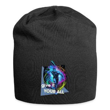 the runner - Jersey-Beanie - Schwarz - Vorne